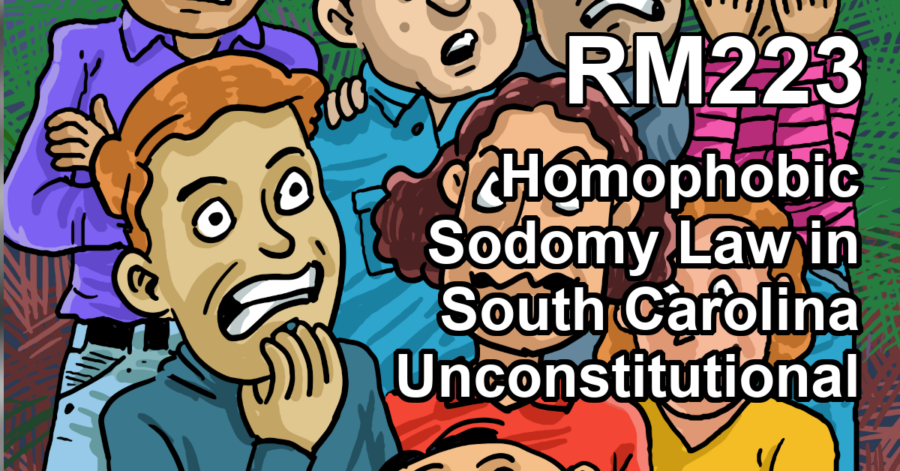 Transcript of RM223: Homophobic Sodomy Law in South Carolina Unconstitutional
