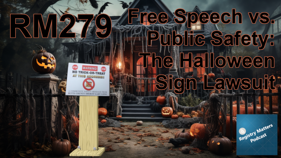 Transcript of RM279: Free Speech vs. Public Safety: The Halloween Sign Lawsuit