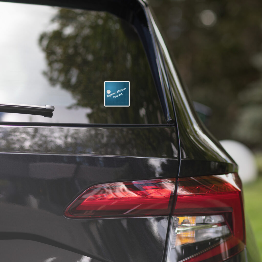 Registry Matters Stickers
